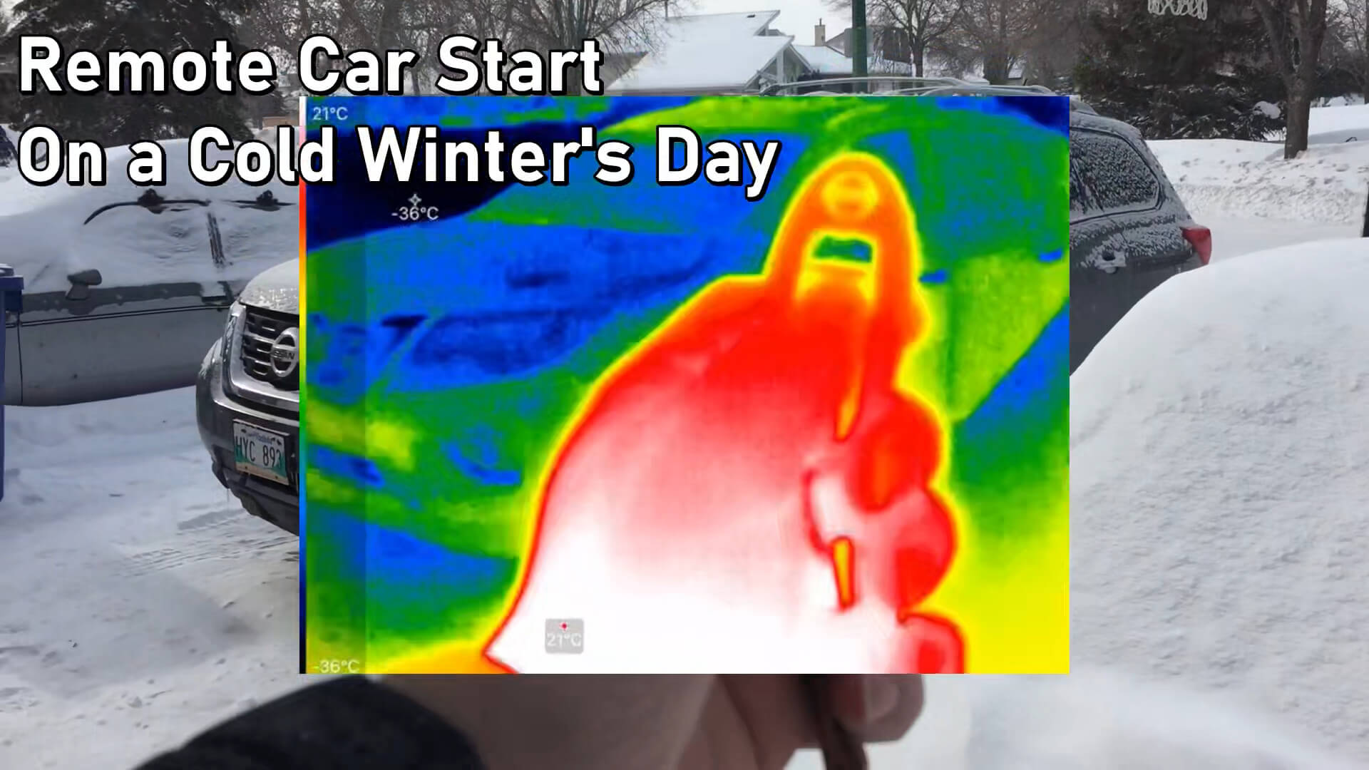 Remote Car Start on a Cold Winter Day